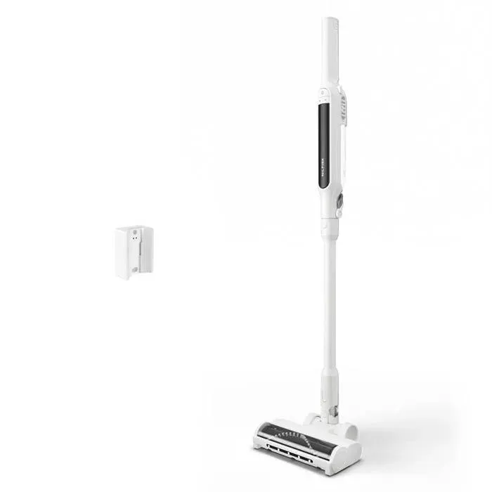 Nilfisk MOVE Aspirateur Balai Sans Fil – 2-en-1 Léger Autonomie ~30 min Idéal Sols Durs & Tapis - Blanc