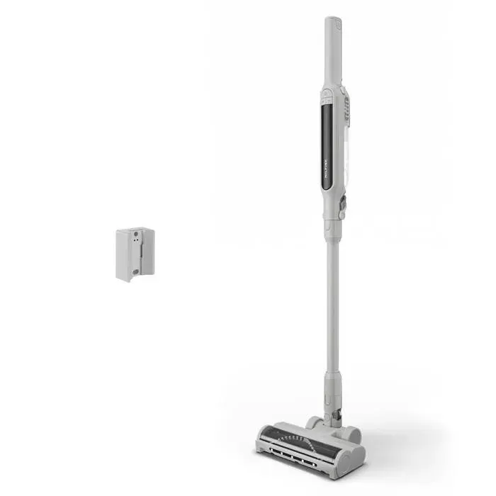 Nilfisk MOVE Aspirateur Balai Sans Fil – 2-en-1 Léger Autonomie ~30 min Idéal Sols Durs & Tapis - Gris