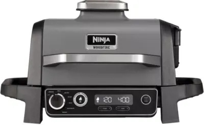 Ninja - Barbecue Électrique Woodfire Og701eu À Poser, 33x28 Cm — coloris Gris