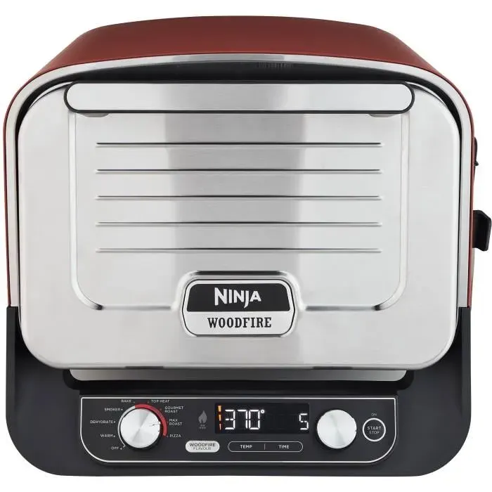 Ninja - Four À Pizza Électrique Woodfire Oo101eu Orange Inox, 1 Pizza 30 Cm, Préchauffage 15 Min, Jusqu'à 370°C — vue 3