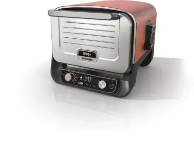 Ninja - Four À Pizza Électrique Woodfire Oo101eu Orange Inox, 1 Pizza 30 Cm, Préchauffage 15 Min, Jusqu'à 370°C