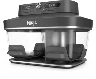 Ninja - Friteuse Sans Huile Crispi Dualzone 8 Fonctions Dd102eubl1