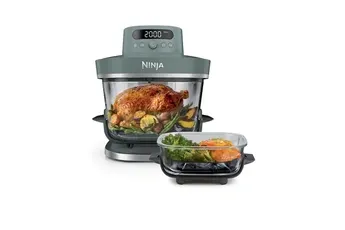 Ninja - Friteuse Sans Huile Crispi Pro 7-En1, 2 Récipients En Verre De 5.7 Et 2.3l, As101eugy, Vert Ash Grey — vue 2
