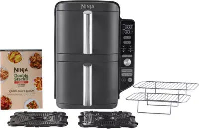 Ninja - Friteuse Sans Huile Double Stack Xl 9,5 L Sl400eu
