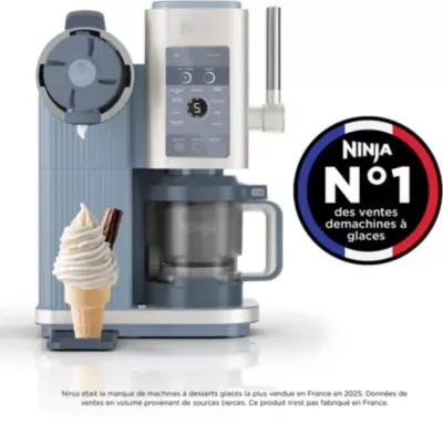 Ninja - Sorbetière Creami Swirl Nc702eu — coloris Bleu