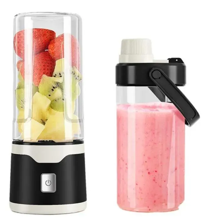 Noir 450 ml mixeur sans fil électrique pressoir automatique tasse portable pour fruits et légumes