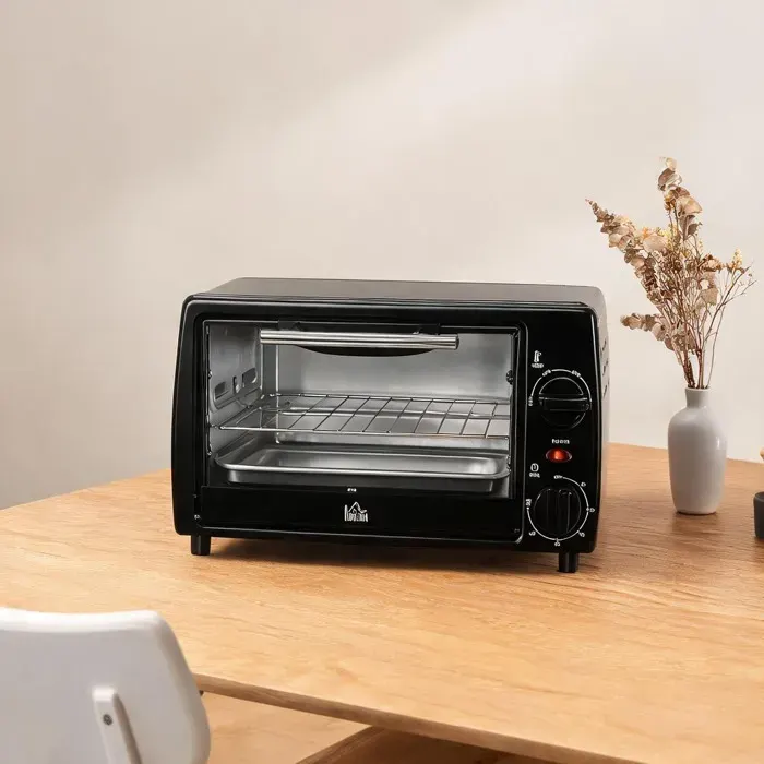 Noir Métal Small Kitchen Appliances combining 14.4 x 10.2 x 8.7 in Mini four électrique 10 L compact 36 and 5 x 26 x 22 cm en
