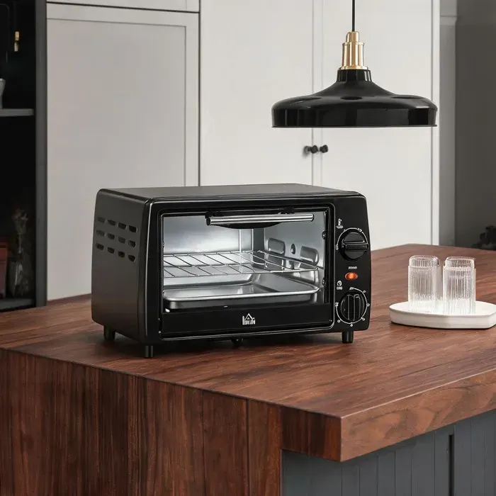 Noir Métal Small Kitchen Appliances combining 14.4 x 10.2 x 8.7 in Mini four - Noir Métal 36.5 x 26 x 22 cm Ref DG66NY