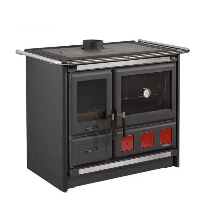 Nordica Extraflame Cuisinière à bois 11kw noir anthracite - ROSAXXL.16ACIERNOIRANTHRA