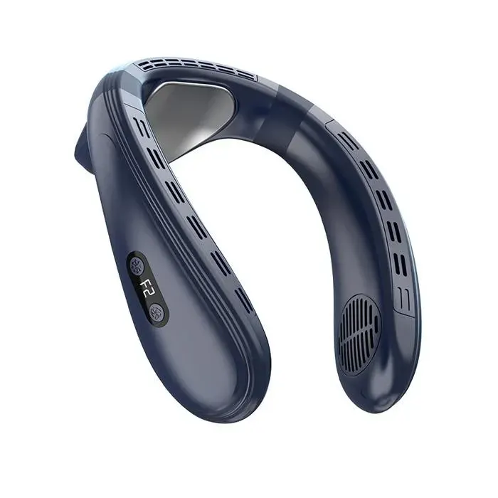Nouveau climatiseur de cou portable ventilateur de cou rechargeable à semi-conducteurs ventilateur sans pales ventilateur [F114]