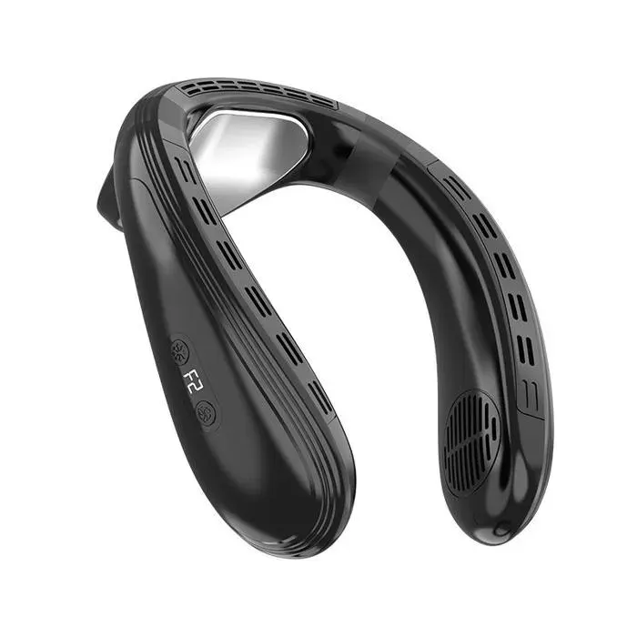 Nouveau climatiseur de cou portable ventilateur de cou rechargeable à semi-conducteurs ventilateur sans pales ventilateur [F33]