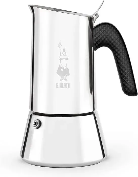 Nouvelle cafetière expresso Venus InductionPlaque de cuisson en acier inoxydableAdaptée à toutes les sources de chaleur6 Tasses