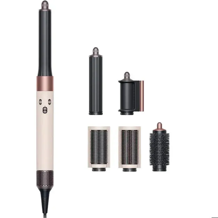 Novelty - Fer à friser multifonctionnel - 1300 W - 3 températures - Rose Céramique