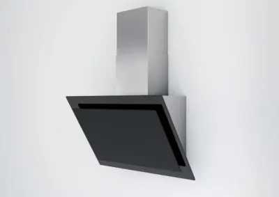 Novy - Hotte Décorative Murale Inclinée Vision 7830 Evac. Ext.