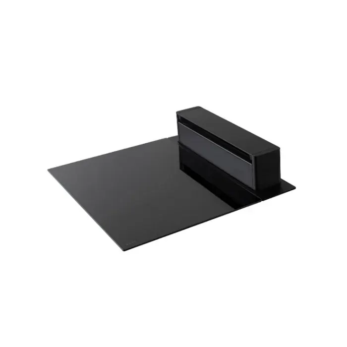 Novy Table de cuisson induction aspirante 49cm 2 feux 3700w noir - 40000