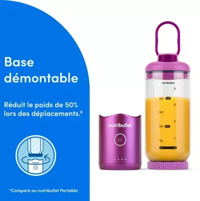 Nutribullet - Blender Flex - Berry Nbp013vt — vue 6