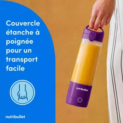 Nutribullet - Blender Portable Nbp003pu Violet — vue 6