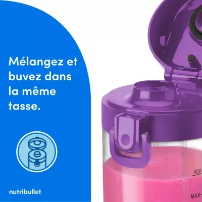 Nutribullet - Blender Portable Nbp003pu Violet — vue 5