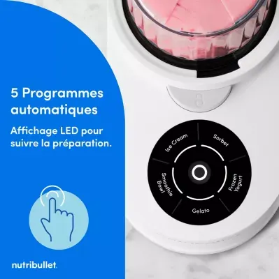 Nutribullet - Sorbetière Chill Nbd0503w — vue 9