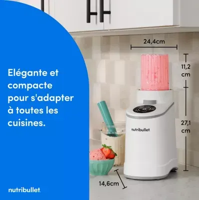 Nutribullet - Sorbetière Chill Nbd0503w — vue 6