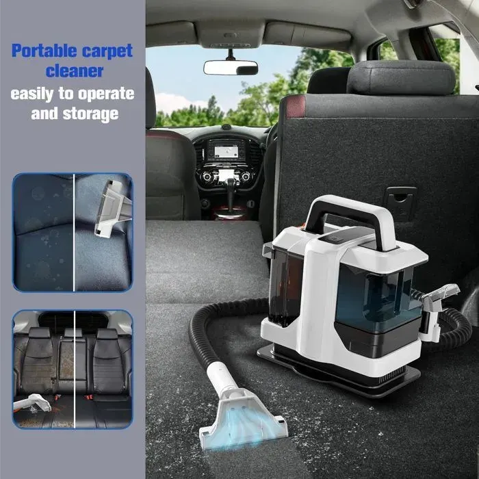 OMESER 750W Nettoyeur de tapis outil de nettoyage de canapé portable de haute puissance pour la maison