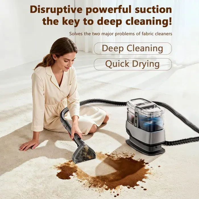 OMESER Nettoyeurs de tapis portables produits de nettoyage haute puissance anti-chauffe et contrôle de la température