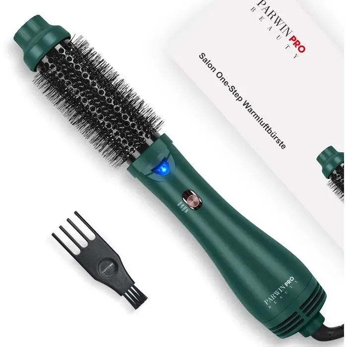 One-Step Brosse SoufflanteSèche-Cheveux VolumisantBrosse Rond 4-En-1Soins IoniquesPour Le Volume Et La Mise En Forme1000 Watt — coloris Vert