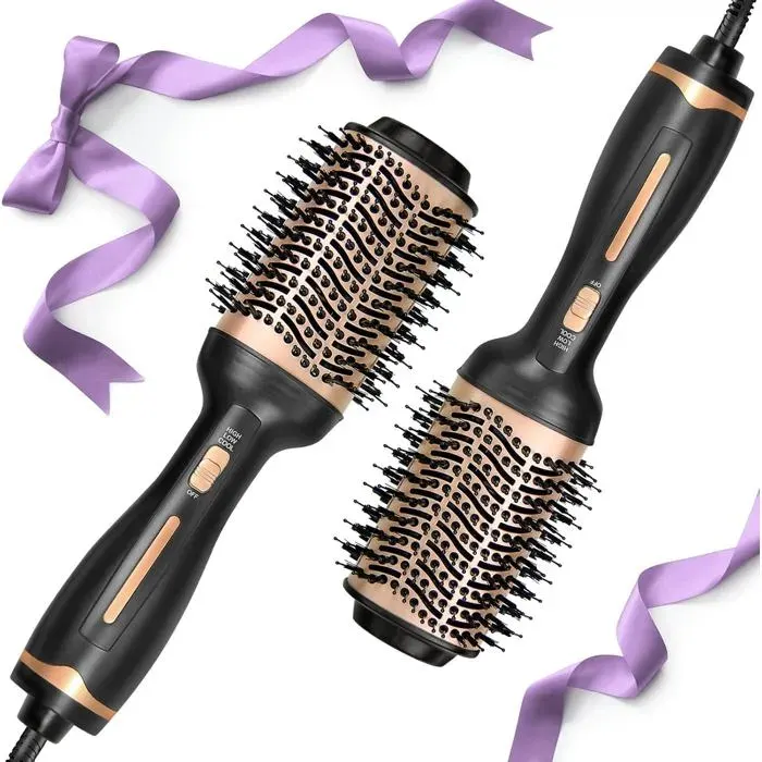 One-Step Chauffante Sèche-Cheveux 1000W Brosse Soufflante Céramique Ions Néifs Sèche-Cheveux Volumisant Brosse Chauffante Brushi