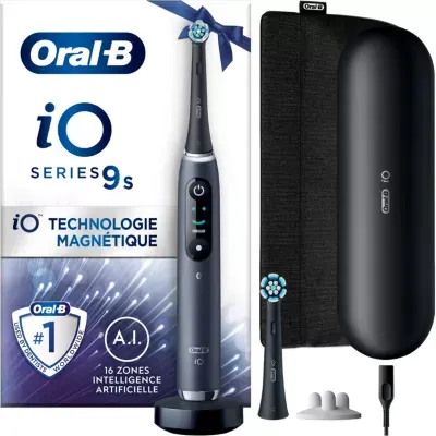 Oral-B - Brosse À Dents Électrique Io 9 Black Edition Cadeau