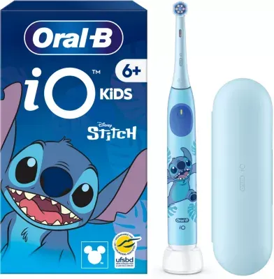 Oral-B - Brosse À Dents Électrique Io2 Kids Stitch + Travel Case