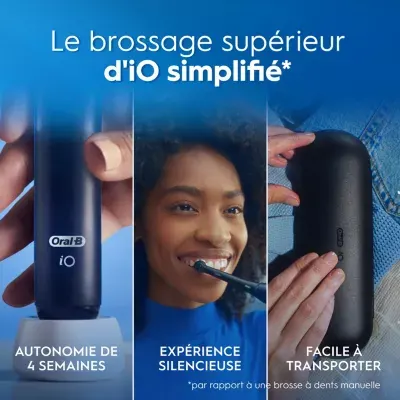 Oral-B - Brosse À Dents Électrique Io2 Marine Blue Deep Clean + Travel Case — vue 10