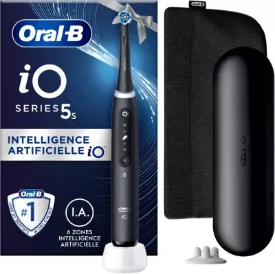Oral-B - Brosse À Dents Électrique Io5 Black Edition Cadeau