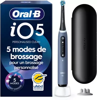 Oral-B - Brosse À Dents Électrique Io5s Series Ocean Blue