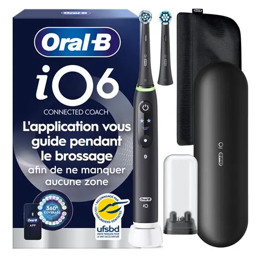 Oral-B - Brosse À Dents Électrique Io6 Noire Luxe Edition — vue 2
