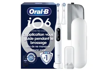 Oral-B - Brosse À Dents Électrique Io6 Series White Luxe Edition — vue 3