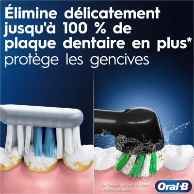 Oral-B - Brosse À Dents Électrique Pro 1 Bleue Sensitive Clean — vue 2