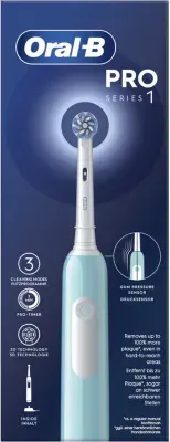 Oral-B - Brosse À Dents Électrique Pro 1 Bleue Sensitive Clean — vue 8