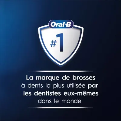 Oral-B - Brosse À Dents Électrique Pro 1 Noire Cross Action + 1 Bros — vue 8