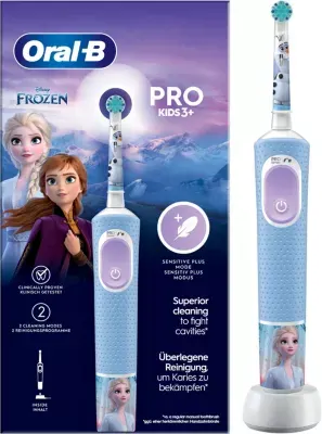 Oral-B - Brosse À Dents Électrique Vitality Pro Kids Frozen — coloris Bleu et blanc