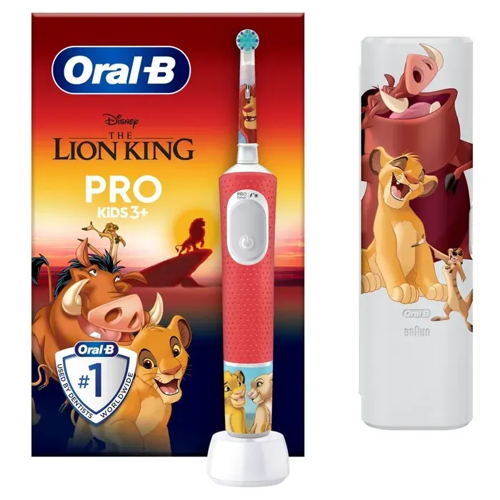 Oral-B - Brosse À Dents Électrique Vitality Pro Kids Roi Lion + Étui De Voyage — vue 3