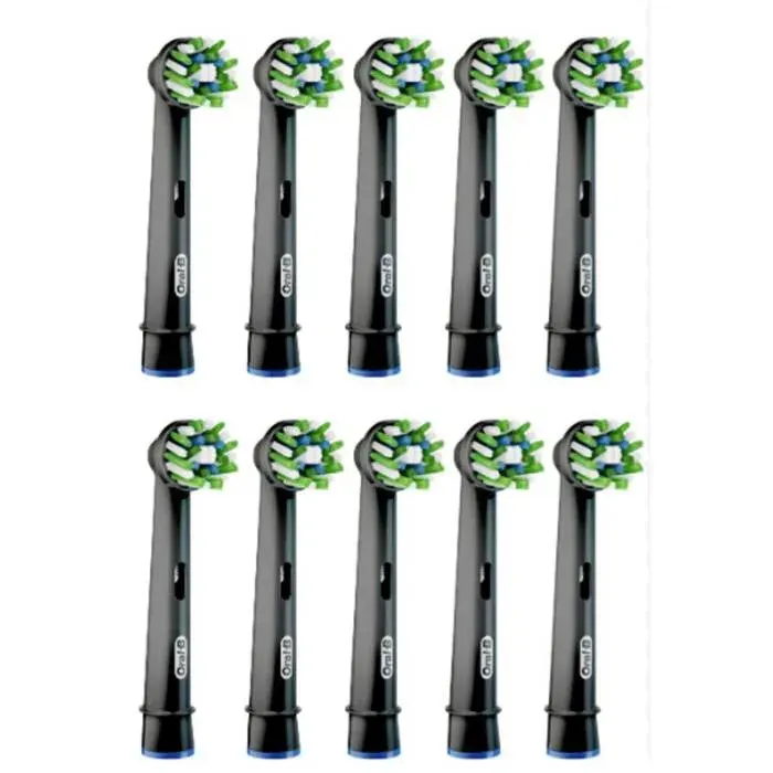 Oral-B Cross Action Têtes de brosse à dents électrique 10 pc(s) noir