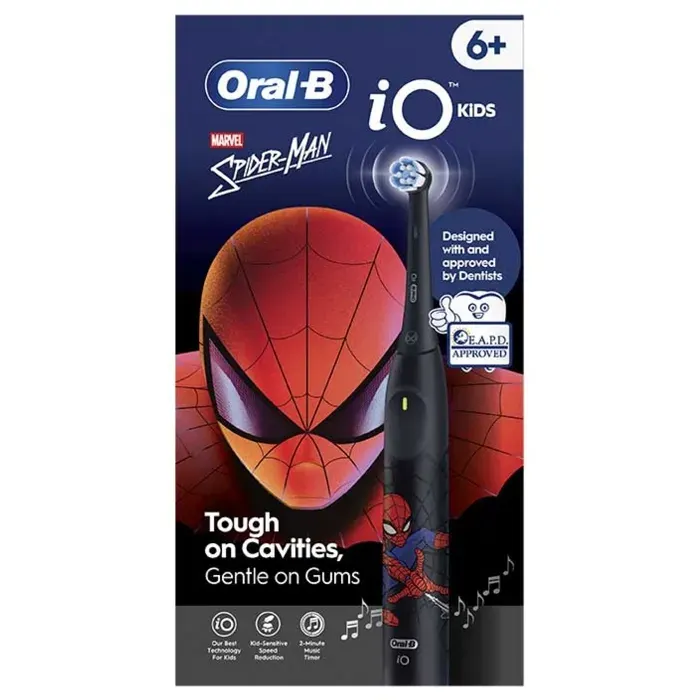 Oral-B iO Kids Marvel Spiderman Brosse À Dents Rechargeable Électrique 6 Ans et +