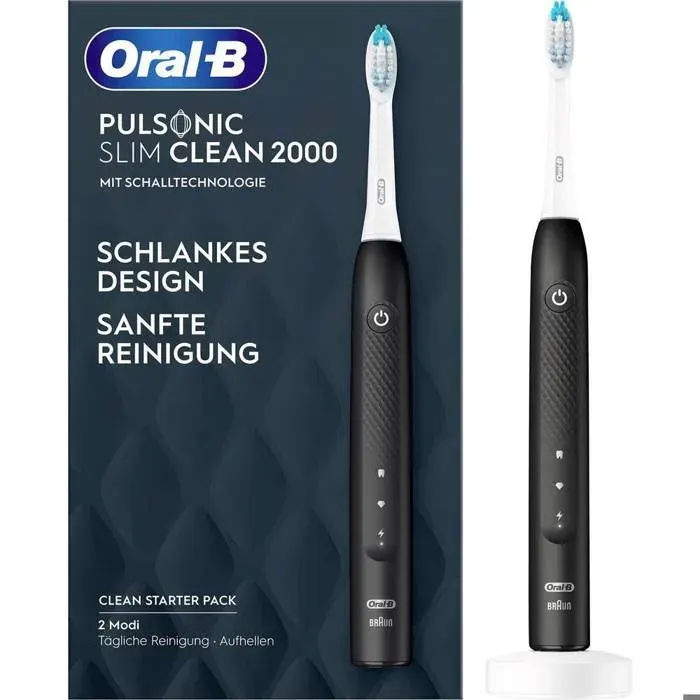 Oral-B Pulsonic Slim Clean 2000 Black 396208 Brosse à dents électrique noir