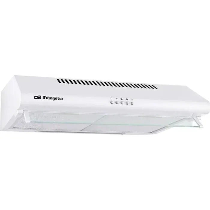 Orbegozo ST 7260 D BL Hotte aspirante standard 60 cm 2 moteurs de 80 W 3 niveaux