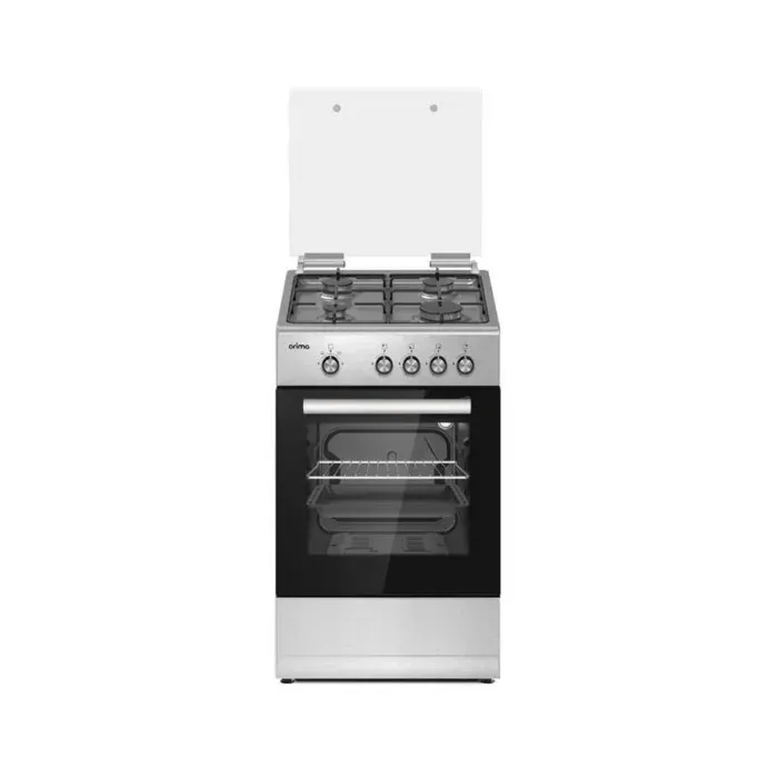 Orima 544X Cuisinière à Gaz 54L 4 Brûleurs Gris