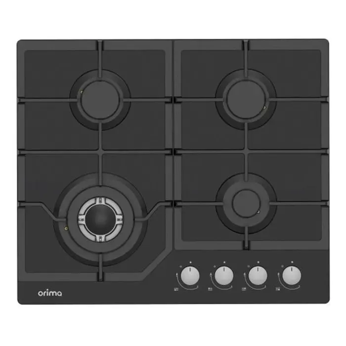 Orima ORQ46VG Gas Hob Black — coloris Noire