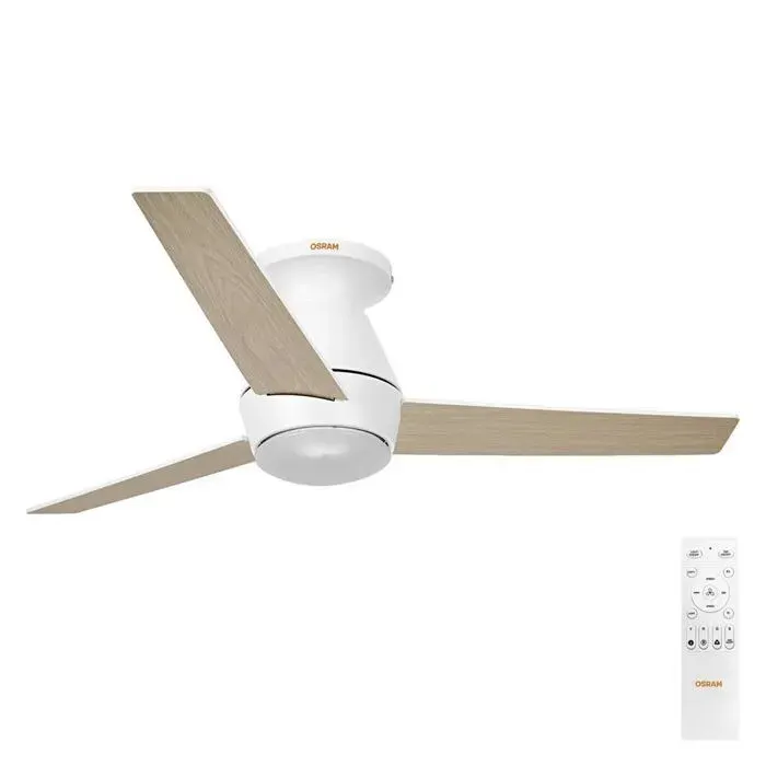 OSRAM Ceiling Fan Nordes 1065mm 38W CCT RGB Ventilateur de plafond 38 W (Ø) 1065 mm avec éclairage avec télécommande