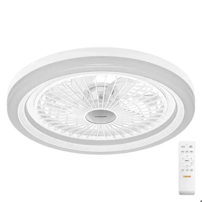 OSRAM Ceiling Fan Solano 490mm 43W CCT Ventilateur de plafond 43 W (Ø) 490 mm avec éclairage avec télécommande variab