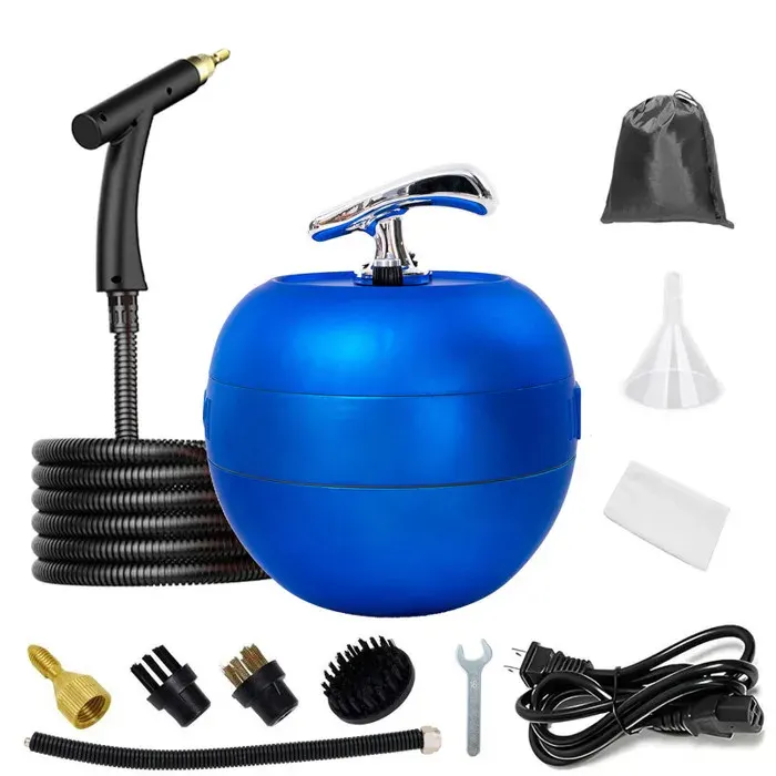 OUTIGO Nettoyeur vapeur portable 2000 W nettoyeur vapeur multifonction bleu