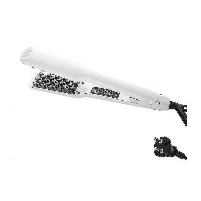 Outil de coiffage professionnel volumisant Matériau céramique température réglable cordon dalimentation rotatif — coloris Blanc